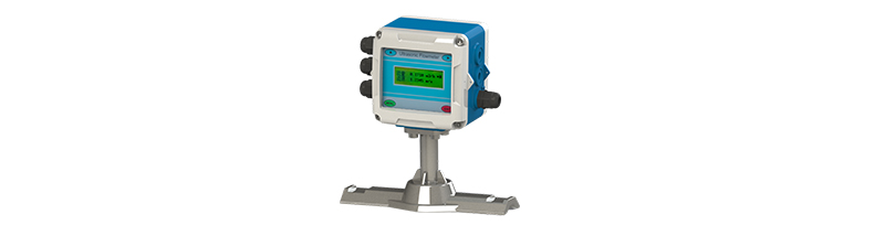 Fixed integrated ultrasonic flowmeter