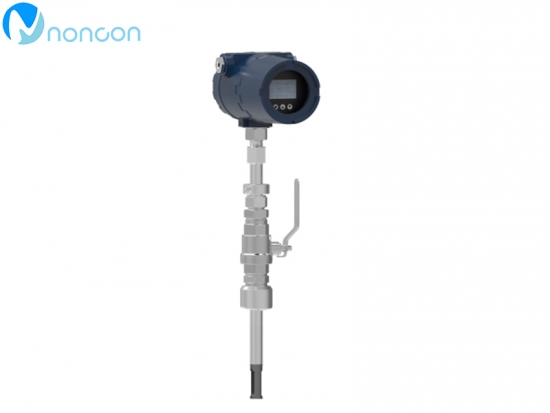 NONCON thermal gas mass flow meter