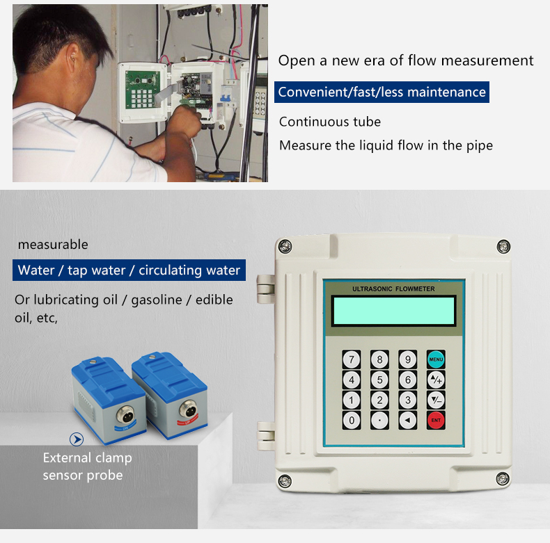 Portable Ultrasonic flow meter