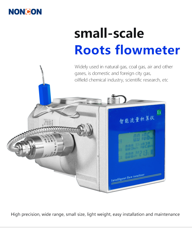 Roots flow meter